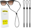 Glasses Strap 3Pcs, Adjustable Eyewear Holder Sunglasses Strap, Eyeglass Holders Around Neck, Eyewear Retainer for Sports, Glasses Chain for Women Men Kids by FOFALY