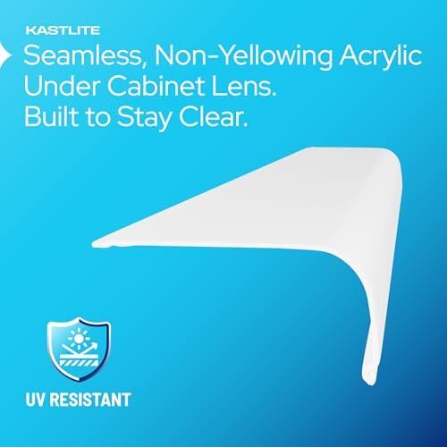 KASTLITE Smooth Under Cabinet Light Lens Diffuser, 42" × 2-7/8"×1-3/8" - Image 3