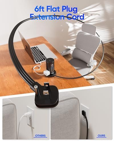 Power Strip Tower, kakyanill PD 65W Charging Station 9 AC Outlets 8 USB - Image 6