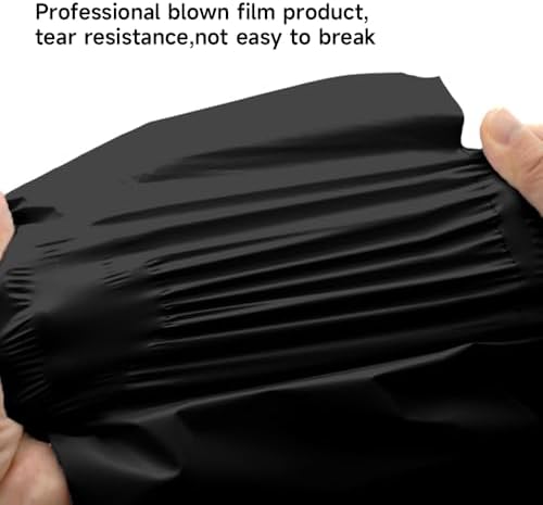 Black Poly Mailers 12x15.5 Inch, 100 Pack - Image 4