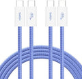Belkin USB C to USB C 60W Braided Cable 2 Pack, 6.6ft iPhone Charger Cord by Unknown