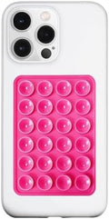 LvShuLiangPin Anteel Silicone Suction Phone Case Mount, Silicon Adhesive Phone Accessory for Smartphones, Hands-Free Mirror Shower Phone Holder for Selfies, Tiktok Videos (Rose) by LvShuLiangPin