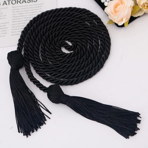 GraduationMall Graduation Honor Cord 68" Black - Image 2