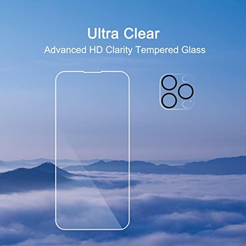 Ailun Screen Protector + Camera Lens Protector for iPhone 14 Pro, 3+3 Pack - Image 4