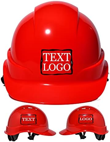 Customized Safety Hard Hat Construction Work Safety Helmet Adjustable Ratchet Suspension Full Brim with Abs Shell Construction hat by YOWESHOP