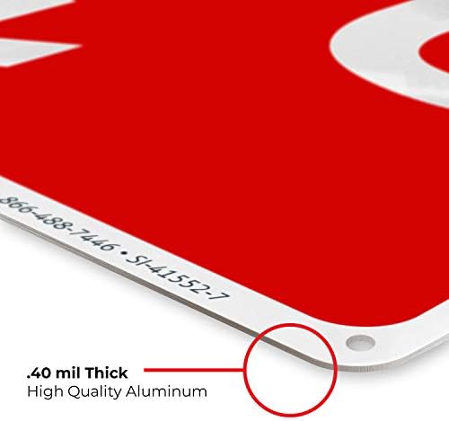 FDC Down Arrow Sign, Red Background, - Image 6