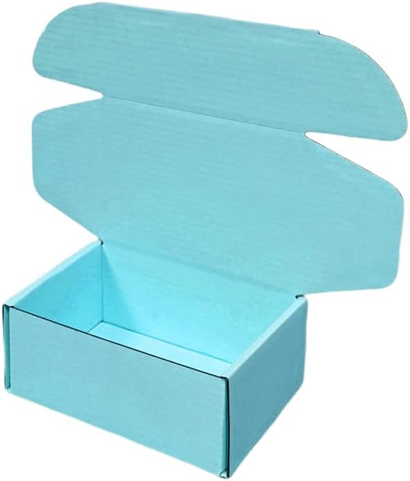 50 Pcs 4.3 x 3.1 x 2 inches Mini Size Corrugated Cardboard Gift Boxes - Image 5