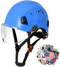 Aolamegs Construction Hard Hat with Visor and Chin Strap for Men,ANSI Z89.1 by Aolamegs