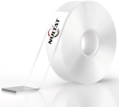 NULTAT Double Sided Tape Heavy Duty, Nano Double Stick Tape 16.5 Feet by NULTAT