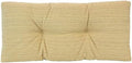 Klear Vu The Gripper Non-Slip Tufted Bench Cushion for Indoor Furniture, Assembled in USA, Entryway Storage, Bay Window, Corner Nook or Piano Seat, 30 Inches, Chenille Natural by KlearVUHomeTextiles