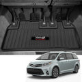 Custom for 2011-2019 Toyota Sienna Cargo Mats Trunk Liner All Weather TPE Protection Mat Accessories (for 2011-2019 Toyota Sienna) by Yonugli