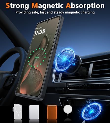 FNTCASE for Motorola Edge 2025 Case, Fit for Magsafe, Magnetic Phone Cases - Image 4