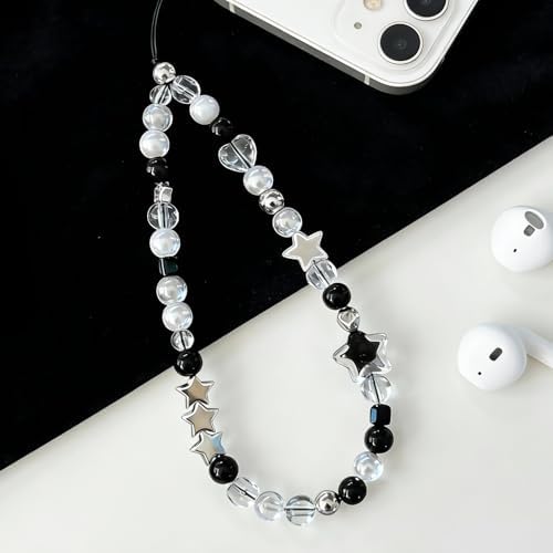Beaded Camera Wrist Strap Cute Digital Camera Charm Lanyard Phone Charms Strap Beaded Camera Chain for Phone - Image 7