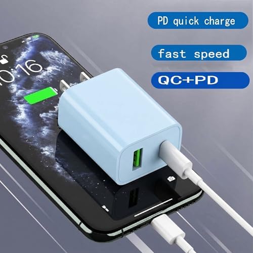 2 Pack USB C Charger Block, Dual Port Type C Wall Charger Fast Charging - Image 3