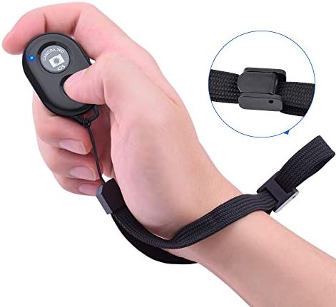 Wireless Camera Remote Shutter for Smartphones (2 Pack), Zttopo Wireless Phone Camera Remote Control Compatible with iPhone/Android Cell Phone - Wrist Strap Included Black&Blue - Image 7