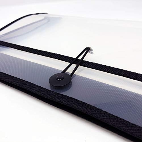 Lion Expand-N-File Poly Expanding Wallet, Legal, 16" x 10" x 0.5" (Max. Capacity 3"), Clear, 1ea. (48170-CR) - Image 3