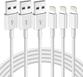 iPhone [Apple MFi Certified] Cord, 3 Pack 6FT USB-A to Lightning Cable by DFLASHS