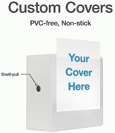Cardinal 26360 XtraLife ClearVue Non-Stick Locking Slant-D Binder, 6-Inch Cap, 11 x 8 1/2, White - Image 7