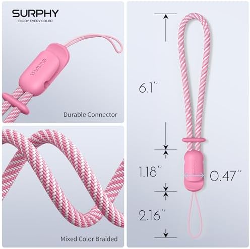 SURPHY 2 Pack Phone Lanyard, Phone Wrist Strap for Case, Camera Wrist Strap - Image 5