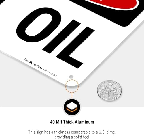 Danger Hot Oil OSHA Sign, - Image 6