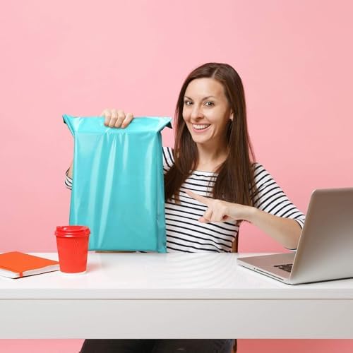 Metronic Poly Mailers 14.5x19 70000 Pack Large Shipping Bags for Clothing Mailing Bags with Strong Self-sealing Adhesive Waterproof and Tear-Proof Poly Bag Bulk in Teal - Image 6