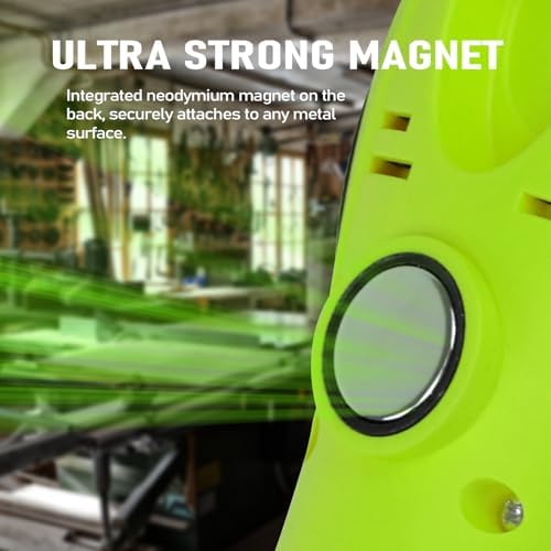 EP 15 Ft LED Work Light, 1200 Lumen COB LED Trouble Light, Green - Image 5