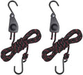 Longer 1/4" Adjustable Rope Hanger 2Pcs 12FT Tie Down Ropes by Unknown