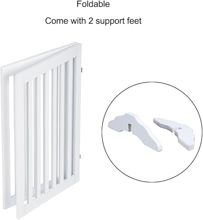 unipaws 36”H Free Standing Pet Gate - Image 4