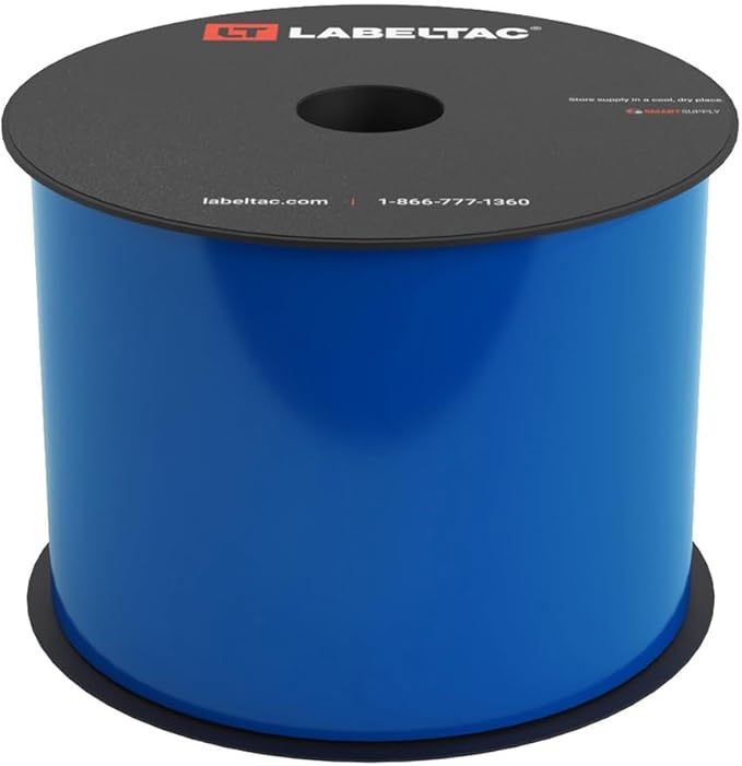 LT4/LT4P/LTPX Label Supply 3.5" x 150' Blue by LabelTac