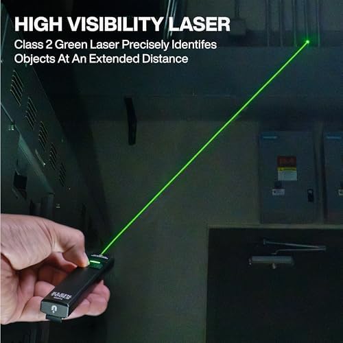 KLEIN TOOLS 56074 EDC Pocket Flashlight with Green Laser, Three Brightness Modes up to 1000 Lumens with Turbo Mode, Built-in Floodlight, <1mW, 510 to 530nm, Class 2, Rechargeable - Image 5