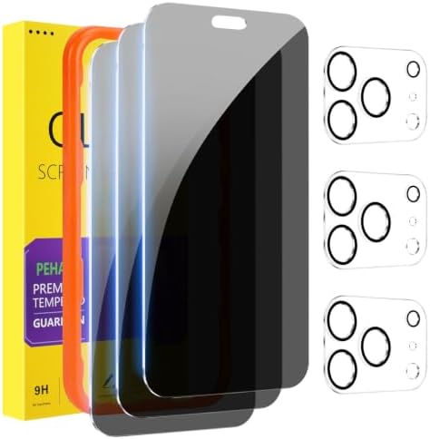PEHAEL for iPhone 18 Pro Privacy Screen Protector+Camera Lens Protector by PEHAEL