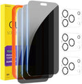 PEHAEL for iPhone 18 Pro Privacy Screen Protector+Camera Lens Protector by PEHAEL