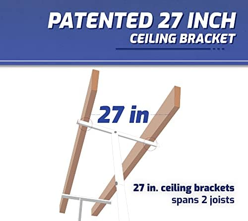 SafeRacks 2x8 Overhead Garage Storage Rack, White, 12"-21" Height - Image 4
