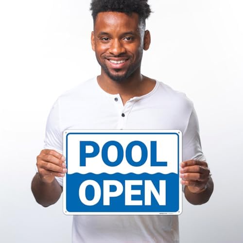 Pool Open Sign, - Image 2