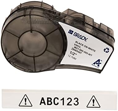 Brady Authentic (M21-750-595-WT) All-Weather Vinyl Label for Indoor/Outdoor ID & Authentic (M21-500-595-WT) All-Weather Vinyl Label for Indoor/Outdoor ID, Lab and Equipment Labeling - Image 5