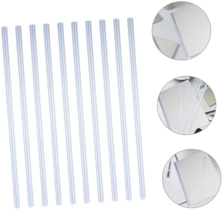 DOITOOL 40pcs Transparent Slide Grip Binding Bars for Documents Pull Rod Clip Binders for School Office Home Use Easy Page Addition Removal Sturdy Lightweight Design - Image 6