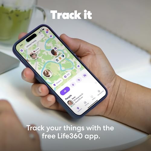 Life360 Tile - Bluetooth Tracker, Keys Finder and Item Locator for Keys, Bags and More. Phone Finder. Both iOS and Android Compatible. 1-Pack (Aqua Lemon) - Image 6
