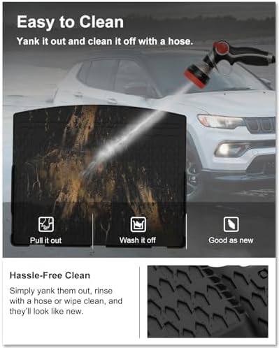 Kiwi Master Floor Mats & Cargo Mat for 2017-2026 Jeep Compass - Image 7