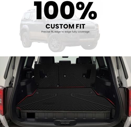 LASFIT Cargo Mats for Land Cruiser LC250 2024-2027 with Backrest Mat - Image 3