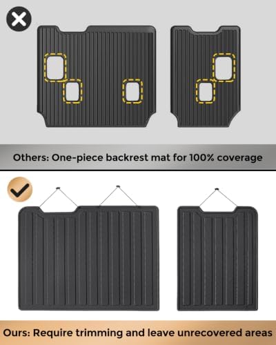 Floor Mats Cargo Liner for Tahoe Yukon 2015-2020 6/7 Seats - Image 2