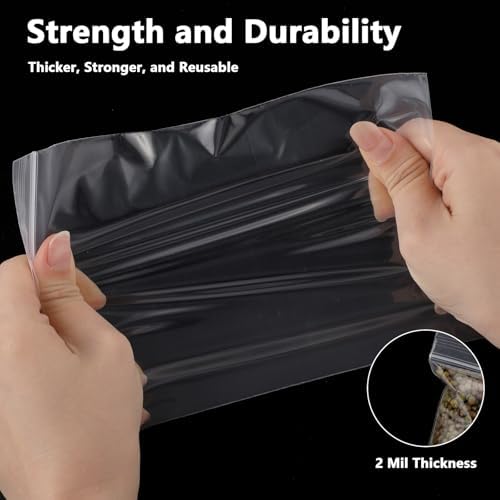 500 PCS 5" x 7" Small Plastic Bags 2 Mil Mini Clear Plastic Poly Bag - Image 5
