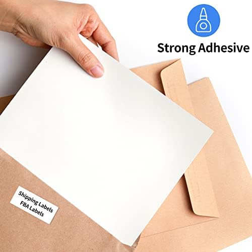 2"x4" Shipping Address Labels, 10-UP Blank Mailing Labels, White Self-Adhesive Customized Stickers for Inkjet and Laser Printer [2000 Sheet, 20000 Labels] - Image 3