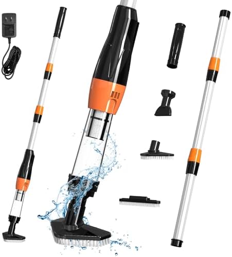 4 in 1 Cordless Rechargeable Small Pool Vacuum spa hot tub by YSMJ