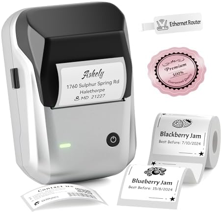 NIIMBOT B1 Label Maker Machine with Tape, 2Inch Thermal Label Printer by NIIMBOT%C2%AE