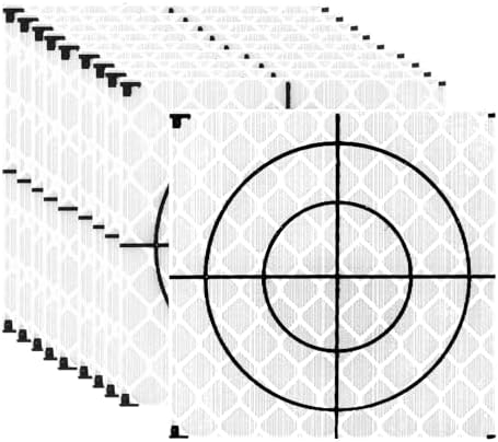 PATIKIL Survey Reflector Target Self-Adhesive Reflective Sheet Target Mark Tape, Suit for Ship Inspection by PATIKIL