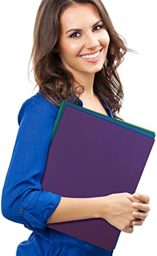 Better Office Products 2 Pocket Paper Folders, Letter Size Paper Portfolios Case of 50, Assorted Primary Colors - Image 6