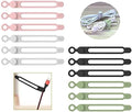 UMUST 12Pcs Silicone Cable Ties, Cable Management Cord Organizer 4Colors by ELECTRONICACCESSORIES
