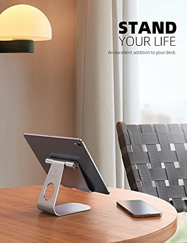 Lamicall iPad Stand Adjustable Tablet Holder, Sturdy Aluminum, Multi-Angle - Image 2