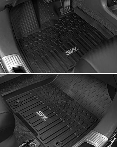 3W Floor Mats for Toyota Sienna 2021-2026 LE/XLE, TPE All Weather - Image 4