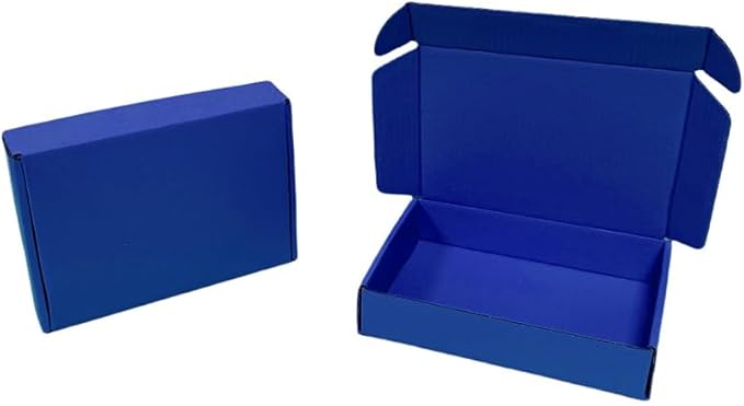 50 Pcs 7.9 x 6.7 x 2.8 inches Large Size Corrugated Cardboard Gift Boxes - Image 6